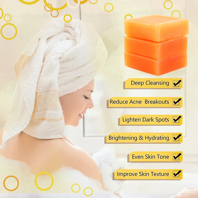 Bomei Wholesale Beauty Face Toilet Kojic San Soap Original Tumeric Soap and Kojic Acid Soap