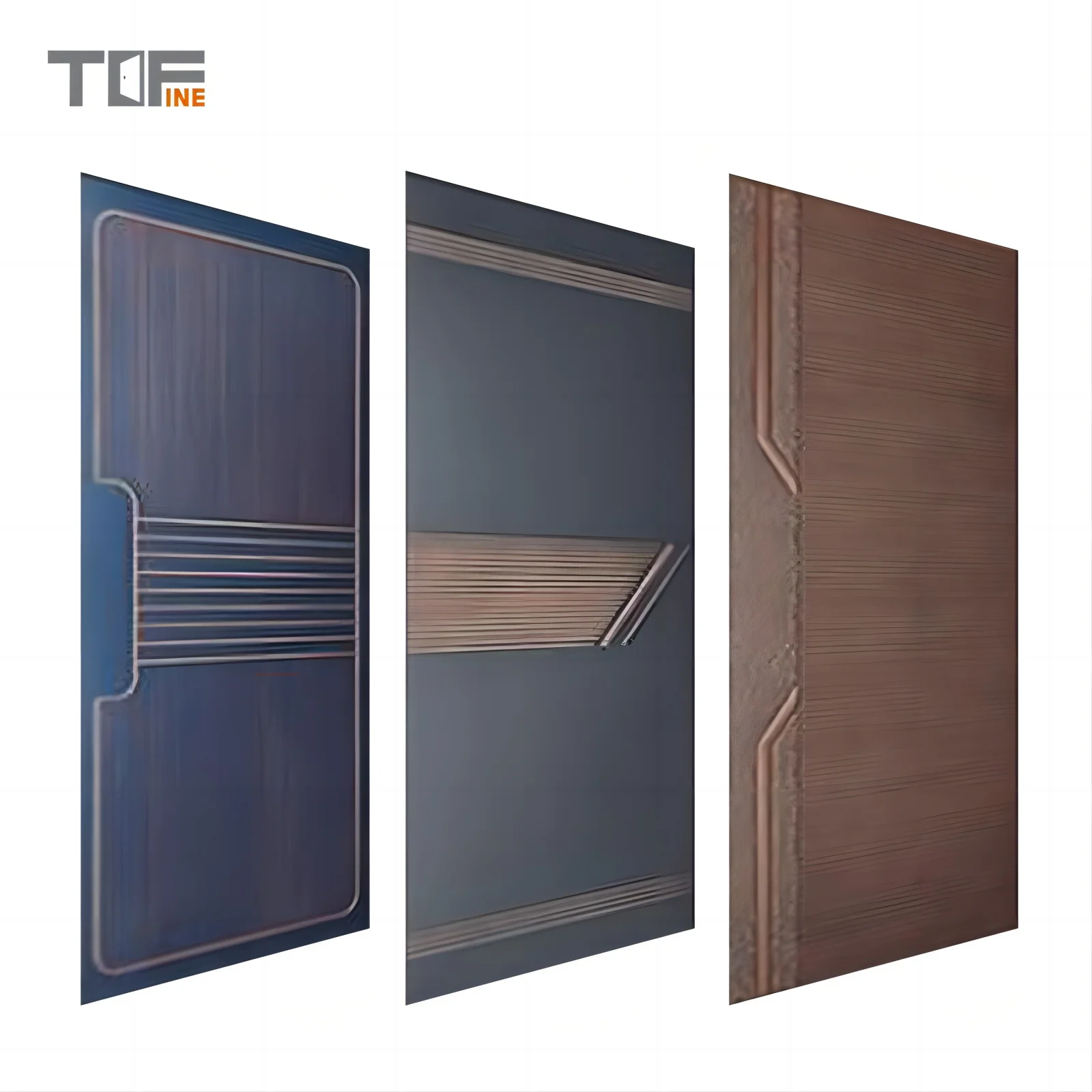 Steel Door Skin Embossed Galvanized Steel Sheet Metal Security Skin Doors Panel Stamped Exterior Factory Directly
