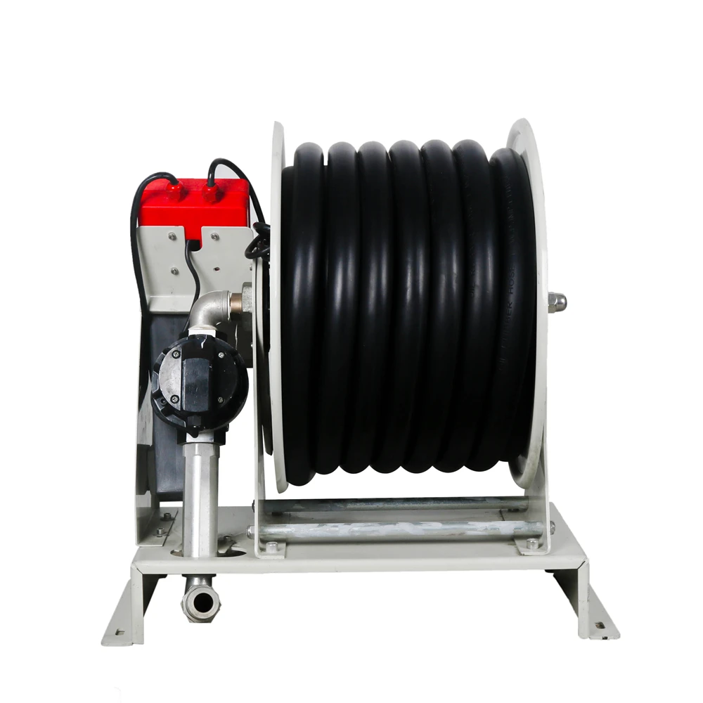 2023 NEW Quantifiable liter volume Machine fuel Diesel transfer 10m 15m hose reel kit