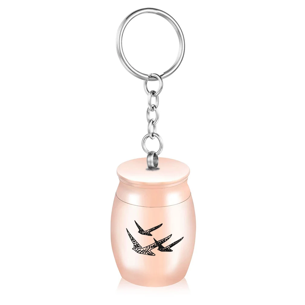 30x40mm Cremation Urn for Ash for Pet/Human Memorial Urns Necklace Pendant  Keepsake Keychain With Fill Kit