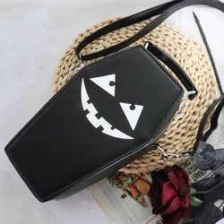 Factory Custom Halloween Purses Gothic Novelty Shoulder Bag Pumpkin Coffin Crossbody Bag for Women