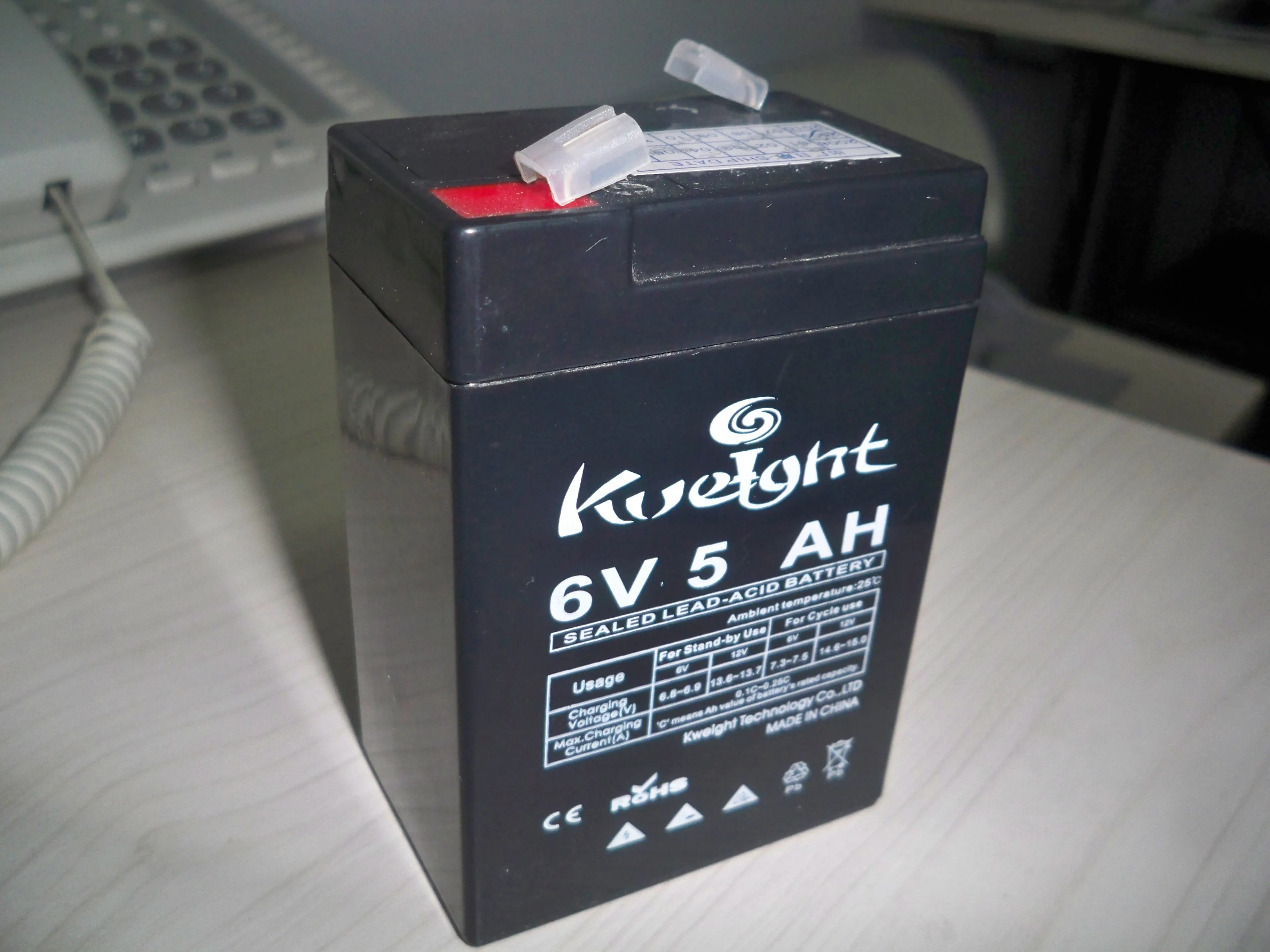 storage battery 6v5ah high quality long life about VRLA in UPS EPS or electric toys and car scooter battery