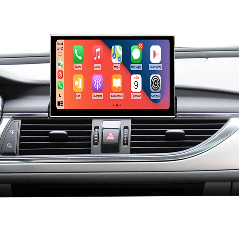 Автомобильный сенсорный экран Carplay, Android 11, для Audi A6 C7 A7 2012-2018, Wi-Fi, 4G, 8 ядер, 4 ГБ, 64 ГБ, GPS, навигация, мультимедиа