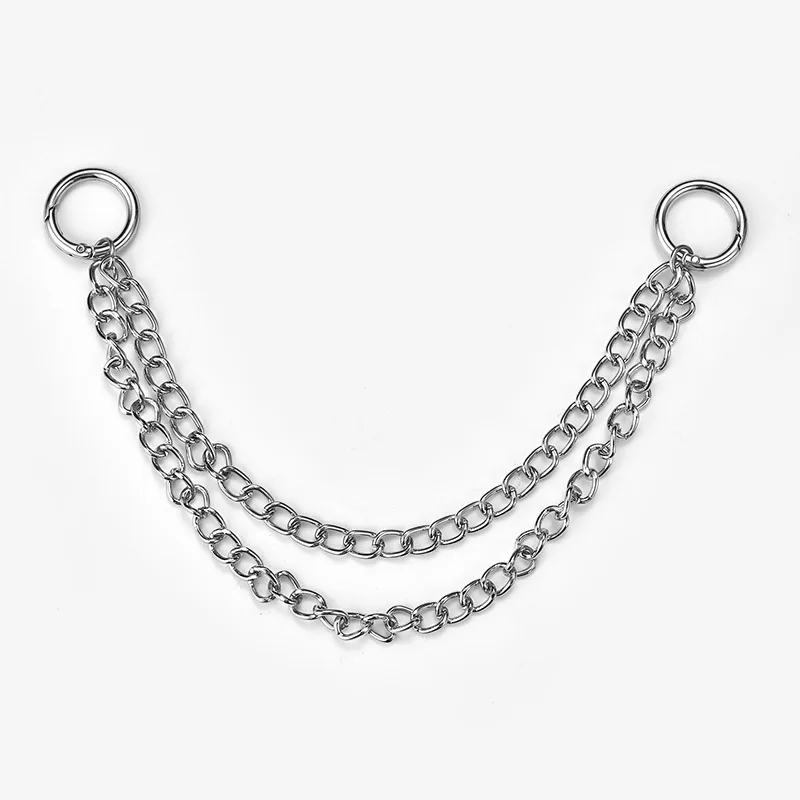 European And American Hot Style Nightclub Hip Hop Chain Unisex Decorative Metal Trouser Chain Casual Punk Jewelry Waist Chain