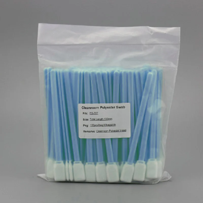 Large Rectangular Knitted Polyester Tip Cleaning Swab Removes Dirt and Residue Without Damaging Surfaces