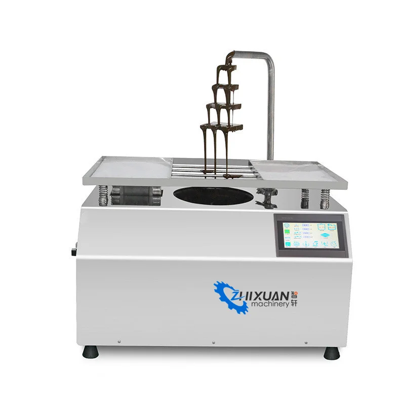 Machine With vibrator For Melting Tempering Chocolate/Automatic Chocolate Tempering mixing Enrobing Machine