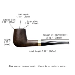 MUXIANG Amazon Hot Sale Tobacco Pipe Handmade Premium Ebony Wooden Smoking Pipe Accessoires