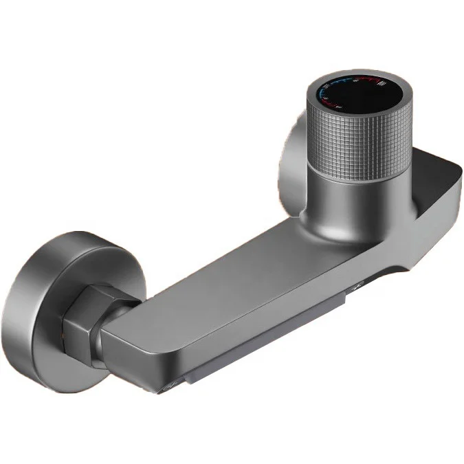 2023 Shower Set Wall Mounted chuveiro Hot And Cold Water Mixer All Cooper Bathroom Shower Set With 5 Function Hand Shower