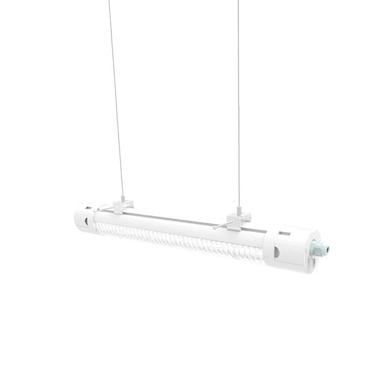 ABS plastic 20w 30w 40w 50w line light round indoor IP65 grow lamp commercial led tube light