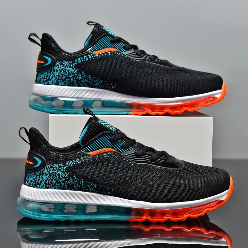 Breathable Quality Unique Light Outdoor Fashion Sneakers Weight Men Sport Air Cushion Running Casual Walking Shoes 39-48