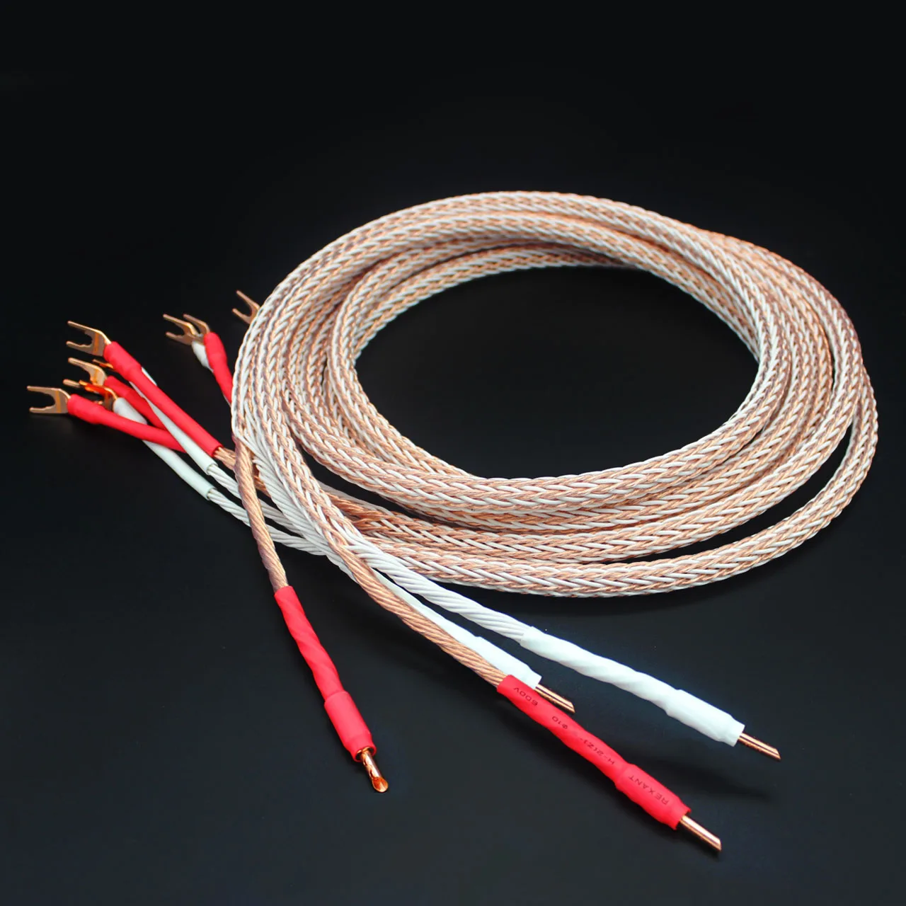 MVS 8TC single crystal copper speaker cable 16-strand crossover audio cable HIFI amplifier speaker surround connection cable