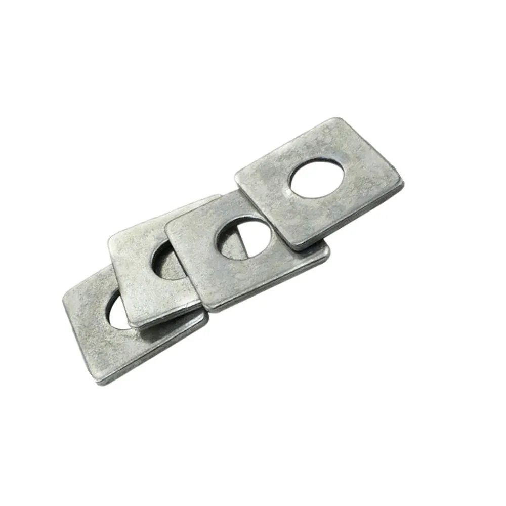 Factory Supplier Flat Square Washer Finished Zinc Plated Carbon
