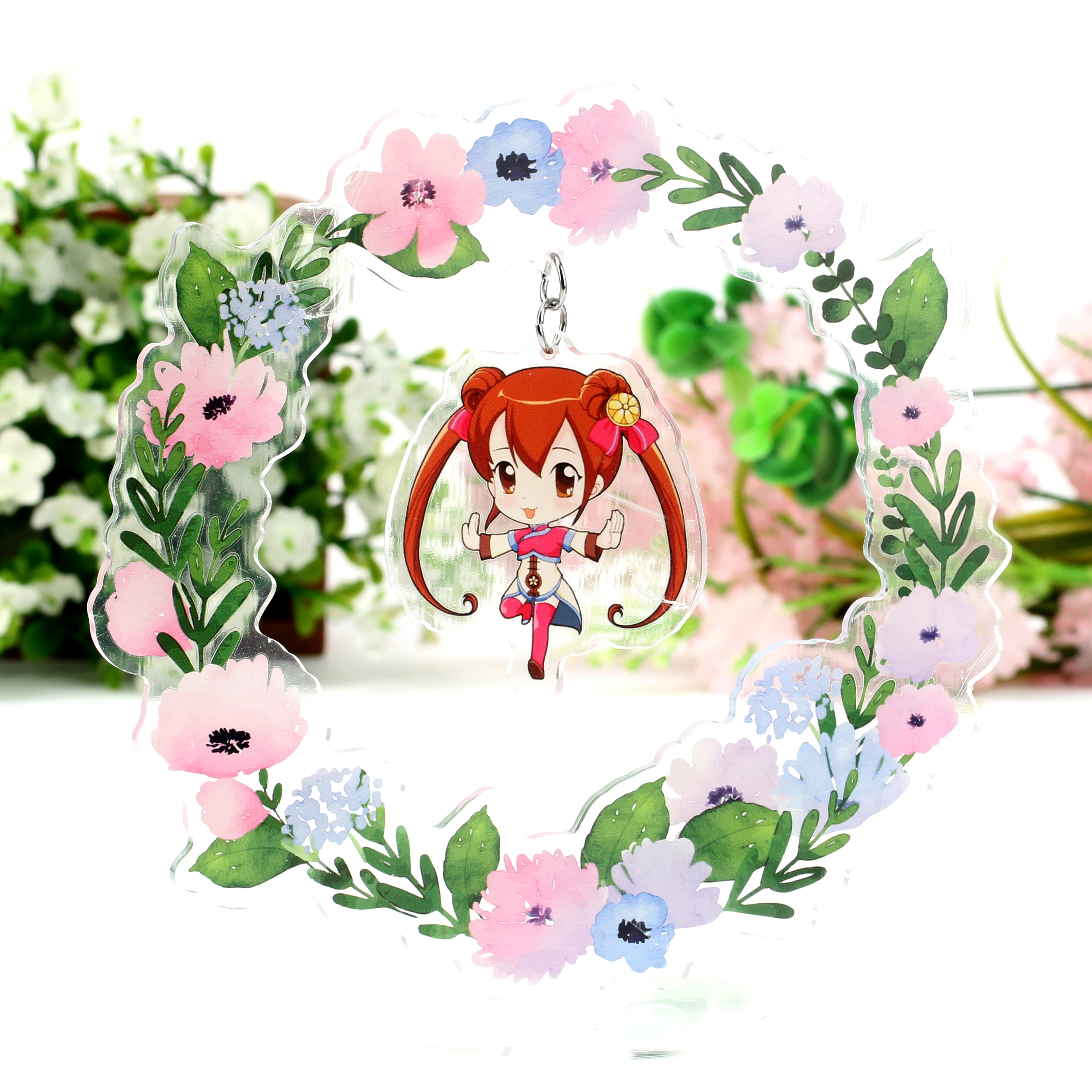  Vograce Wholesale New Design Custom Shaped Transparent Animation Game Character Acrylic Action Comic Figure