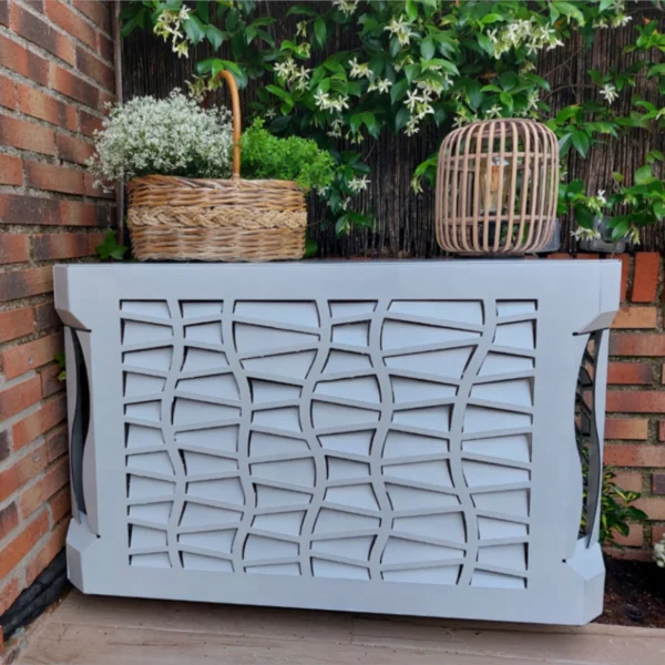 Outdoor Aluminum Air Conditioner ac cover Conditioner Protect Cover Metal Cladding