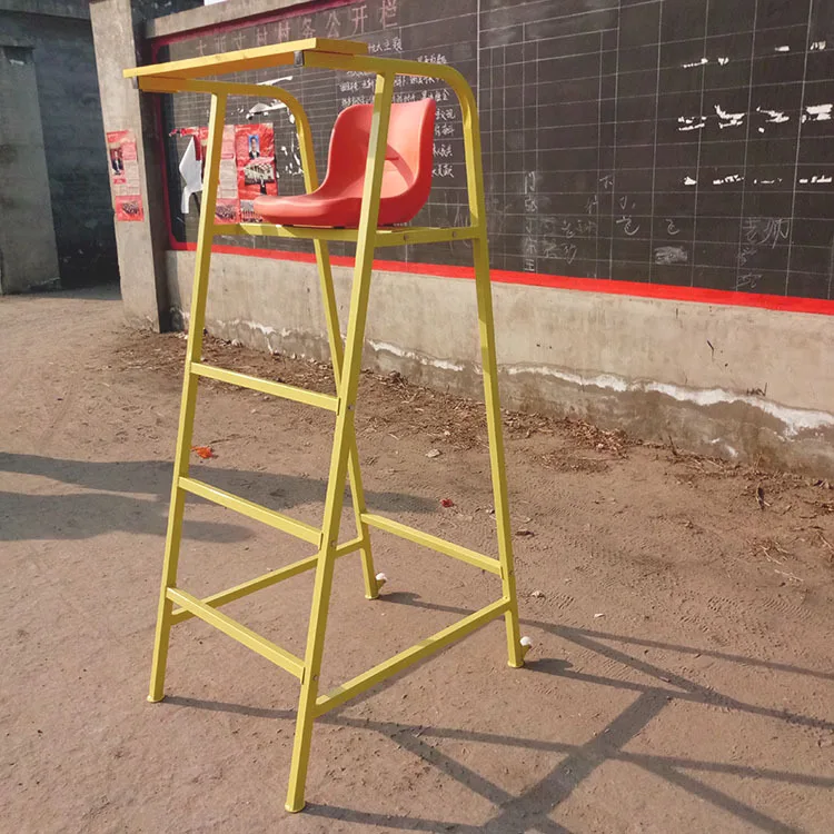 Оптовая цена международный стандарт подвижные стулья для бадминтона пляжного волейбола арбитра стул