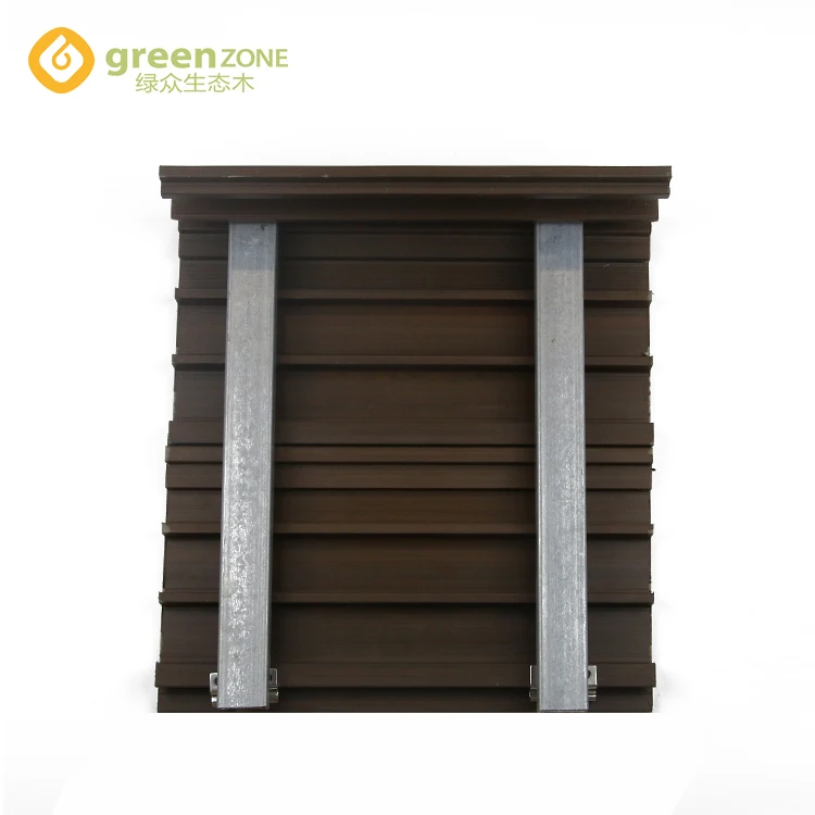 Size Customized cladding exterior anti sound wood texture wpc wall panel