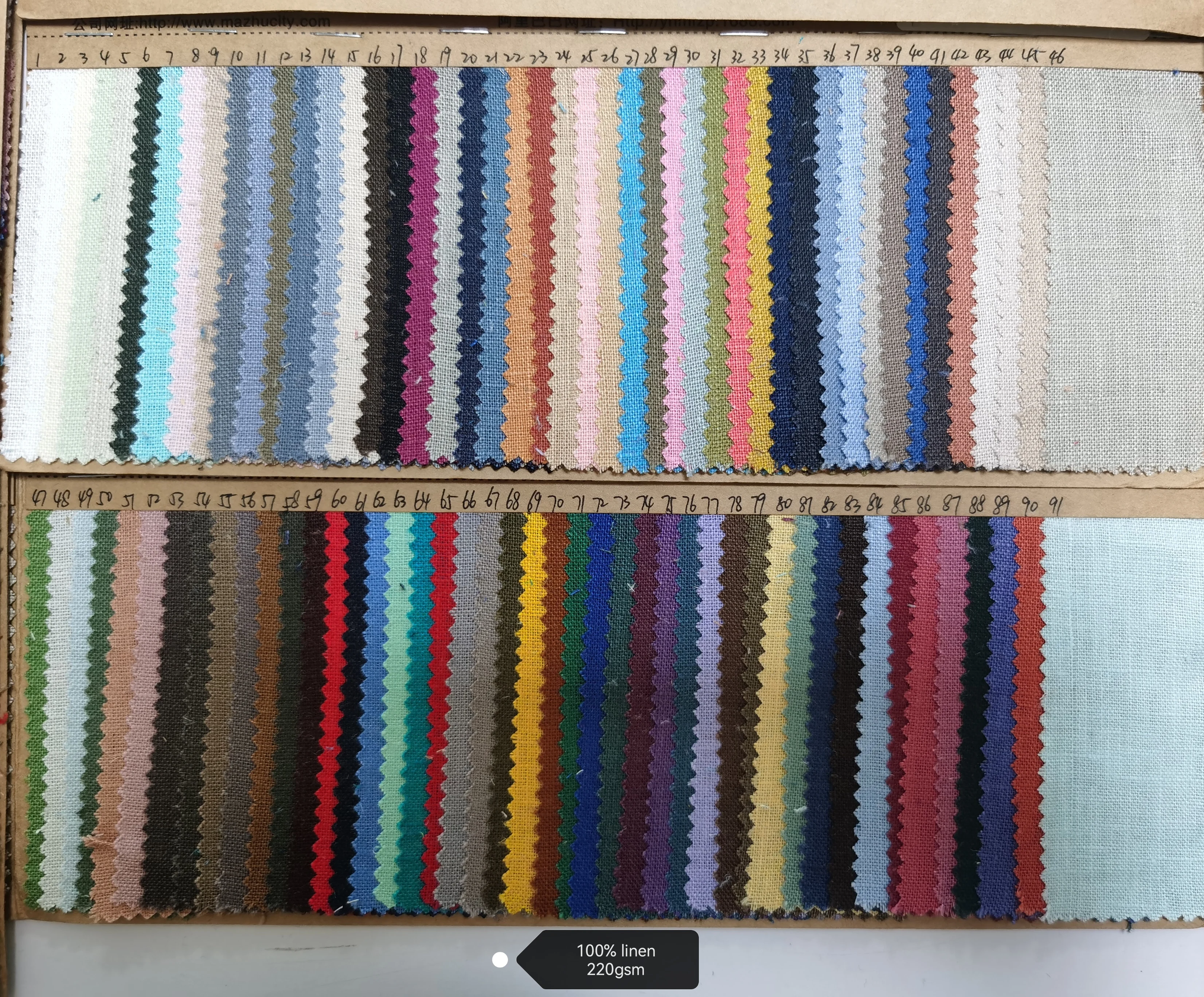 100% pure French linen heavy with stone washed fabrics