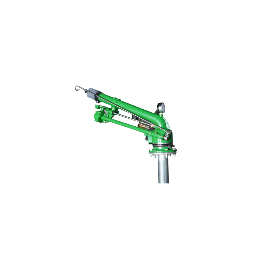 Agricultural Turbine Worm Rotational Farming Large Rain Gun Garden Sprinkler With Nozzles For Free