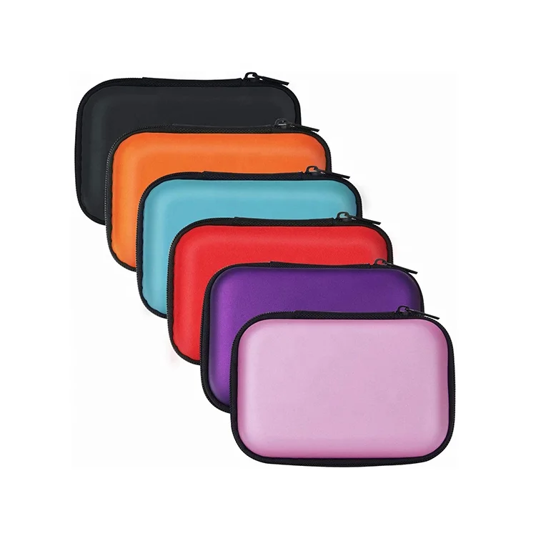 Cheap Custom EVA Earphone Case PU Headphone Carry Bag Keys Coin Storage High Quality EVA Earphone Case Bag