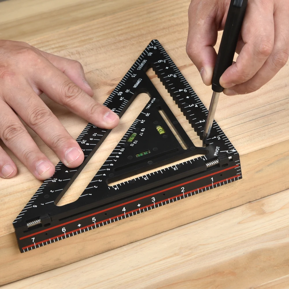 wholesale Triangle Angle Ruler Set ABS folded Triangles Protractors Geometry Sets