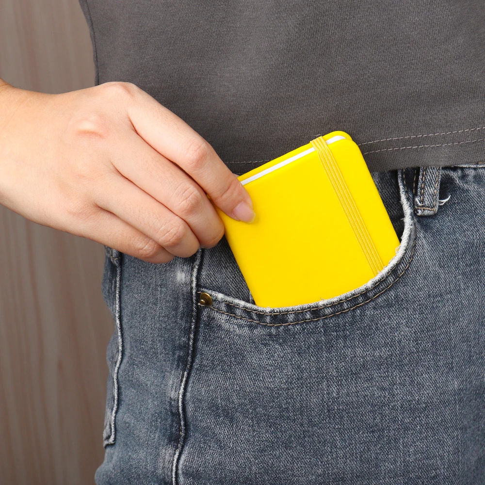 A7 Pocket Notebook Small Pocket Super Mini Diary Notebooks Notebook Pu Leather