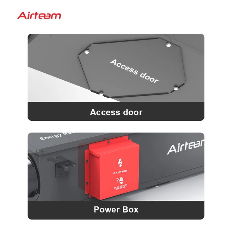 Bidirectional flow ventilator roof supply fresh air system mechanical ventilation