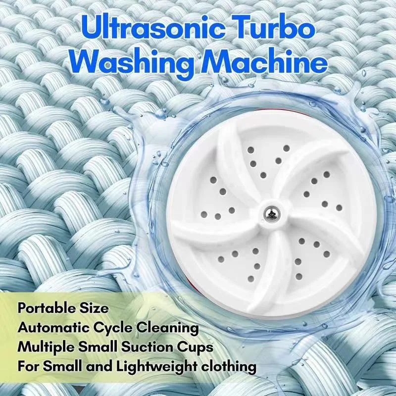 2024 Travel Portable Mini Folding Wash Machine Automatic Small Household Underwear Washer And Dryer Laundry Machine