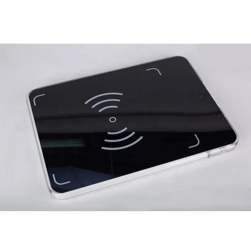 anti-metal 13.56mhz RFID shielded pad chips reader writer and antenna read tags distance 46cm file /drugstore / book management