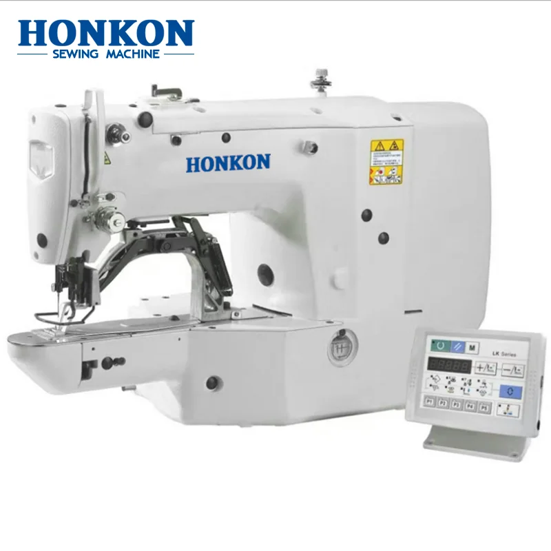 Electronic Bartacking Industrial Sewing Machines with button screen Bartack Bar Tack Sewing Machine for sale