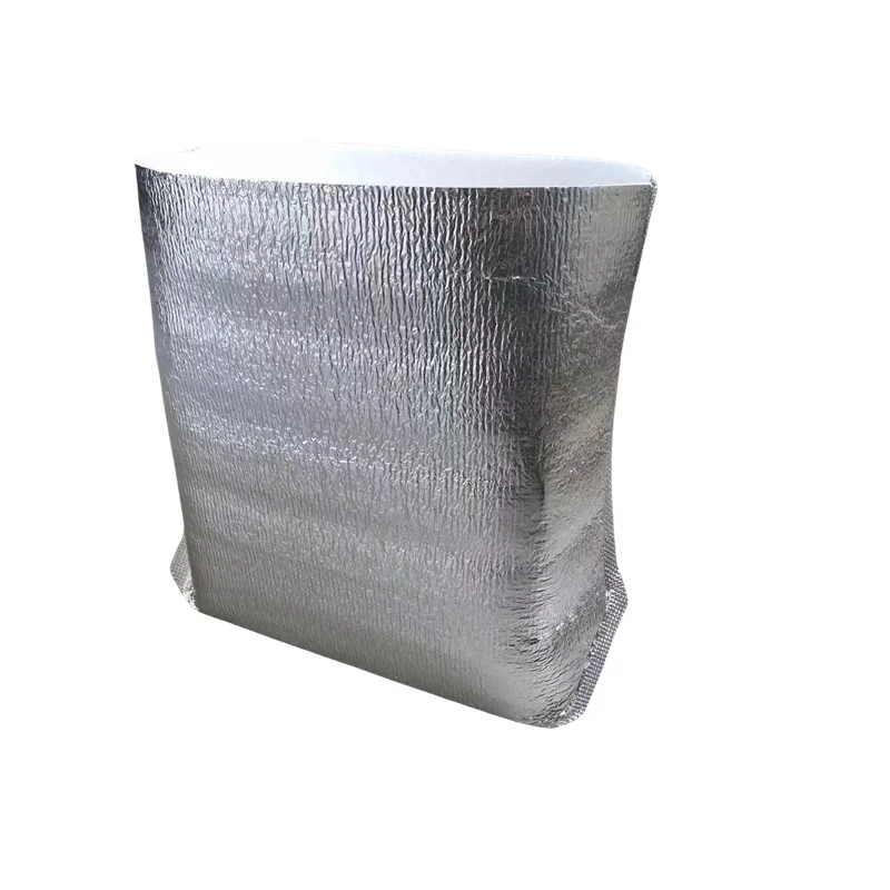 Non Woven Aluminum Foil Disposable Cooler Bag Small Takeaway Coffee Food Delivery Thermal Insulated Bag