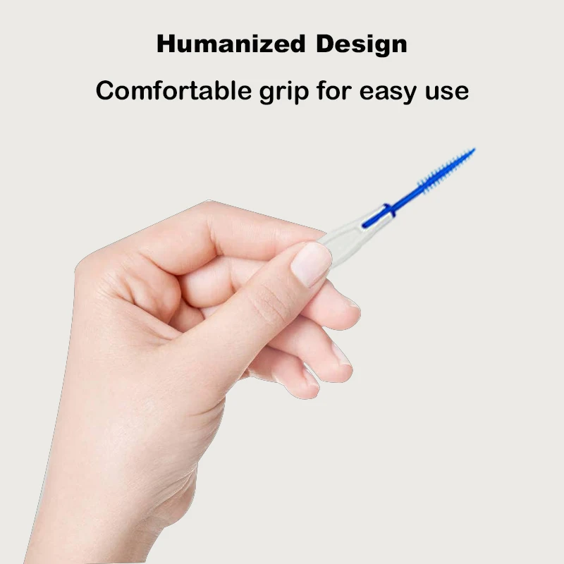 Richsource TPE Rubber Soft Picks Rubber interdental brush Oral Interdental Toothbrush Dental Floss Brush