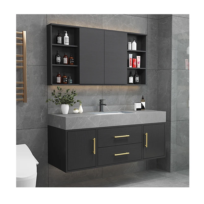 Low Price New Type High Performance Wood Tall Bathroom Cabinet For Modern Bathroom