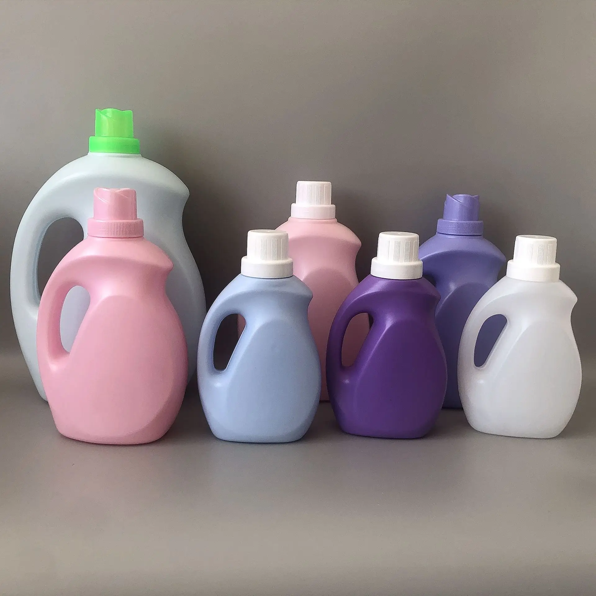 MAYSURE Customized Logo Color Plastic HDPE 1L 2L 3L 4L 5L Large Liquid Detergent Bottle Fabric Softener Washing Packaging Bottle