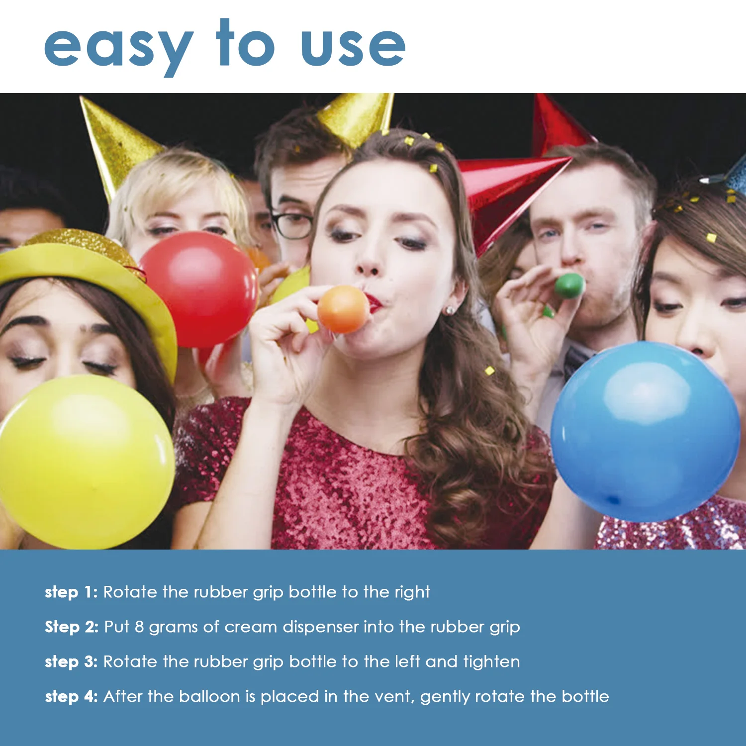 100% aluminum construction N2O Whipped Cream Chargers Ballons Cracker  2g Silver OEM Tools Logo Pack Color