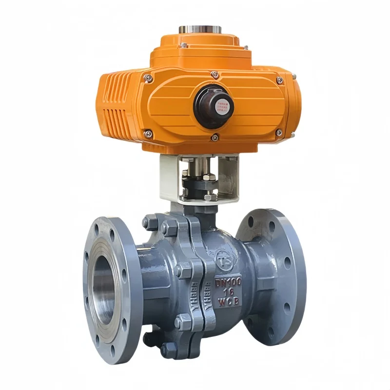 4 Inch Cast Iron High Pressure High Temperature Steam Oil Explosion-Proof Switch Cut-Off Ball Valve 2-Way Electric Ball Valve