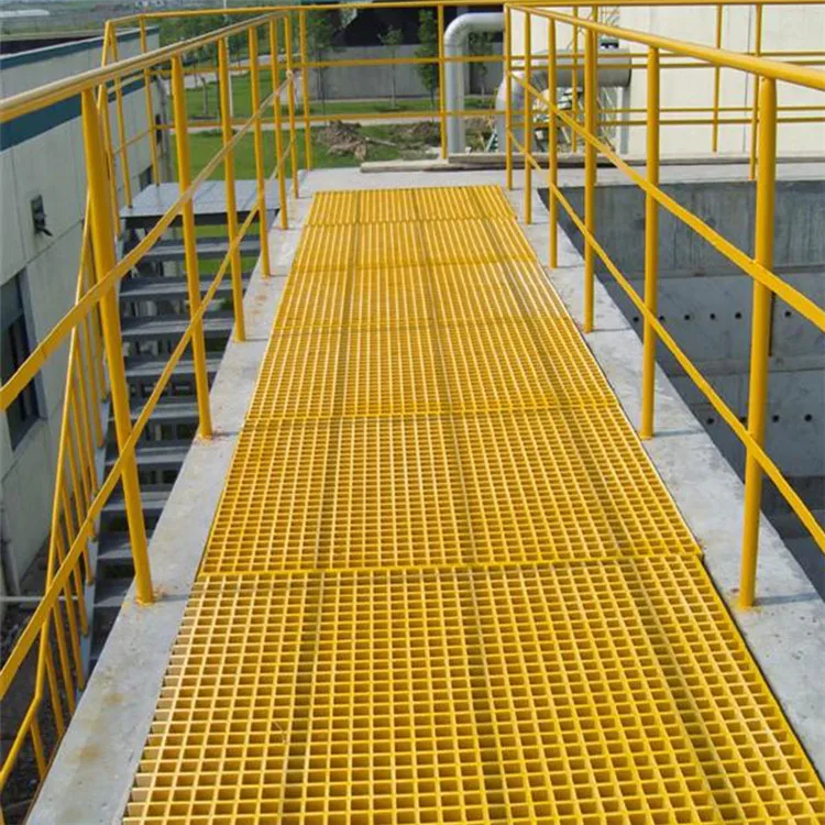 Light Weight Fiberglass Plastic Reinforced Walkway Frp Grating FRP Car Wash Trench Frp Drainage Grating Floor Panel