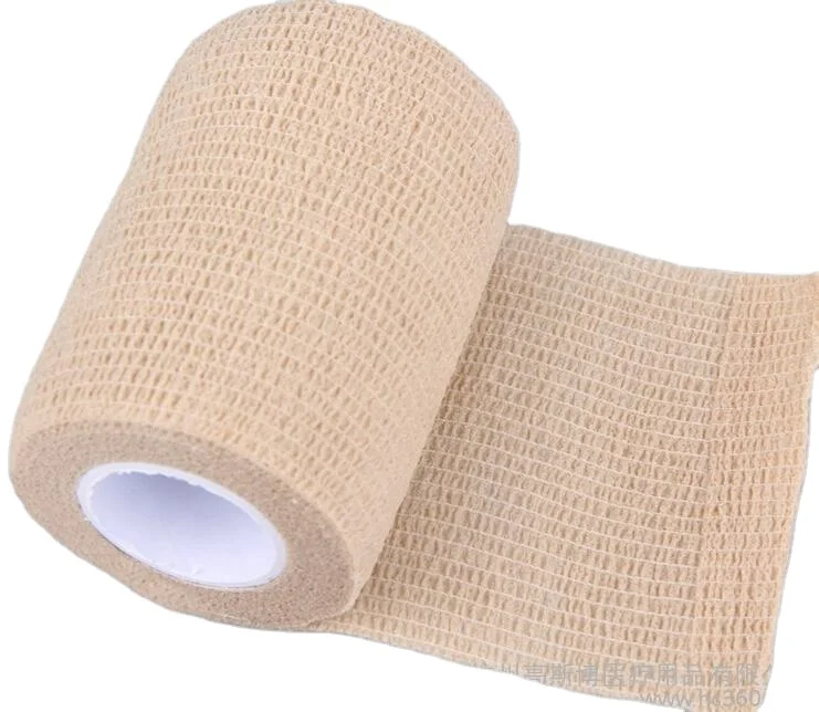 Medical 4.5m bandage for sports Injury self-adhesive non-woven silicone elastic elastic bandage