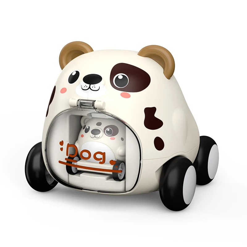 Подарок на день рождения игрушки интерактивный пресс-хвост инерционная скользящая мультяшная машина миниатюрный фрикционный эжекционный автомобиль