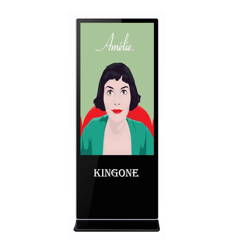 43 50 55 дюймов Wi-Fi сенсорный экран киоск напольные интерактивные цифровые вывески ЖК-дисплей рекламы для лечения