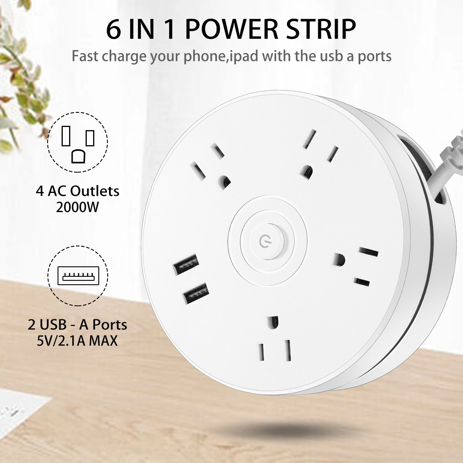 Wholesale USA power strip electrical outlet with usb port surge protector extension board socket