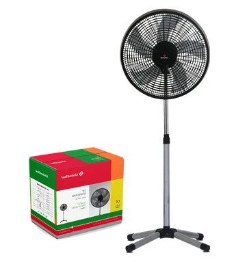 18 inch electric stand aluminum motor tower pedestal fans classic 5 blade cooling fan