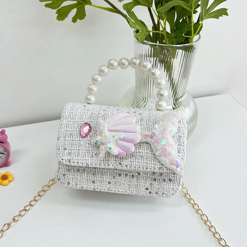 Casual Laptop Handbags For Kids Cute Girls Princess Style Shoulder Bags Kids New Product Lovely Purses For Girls