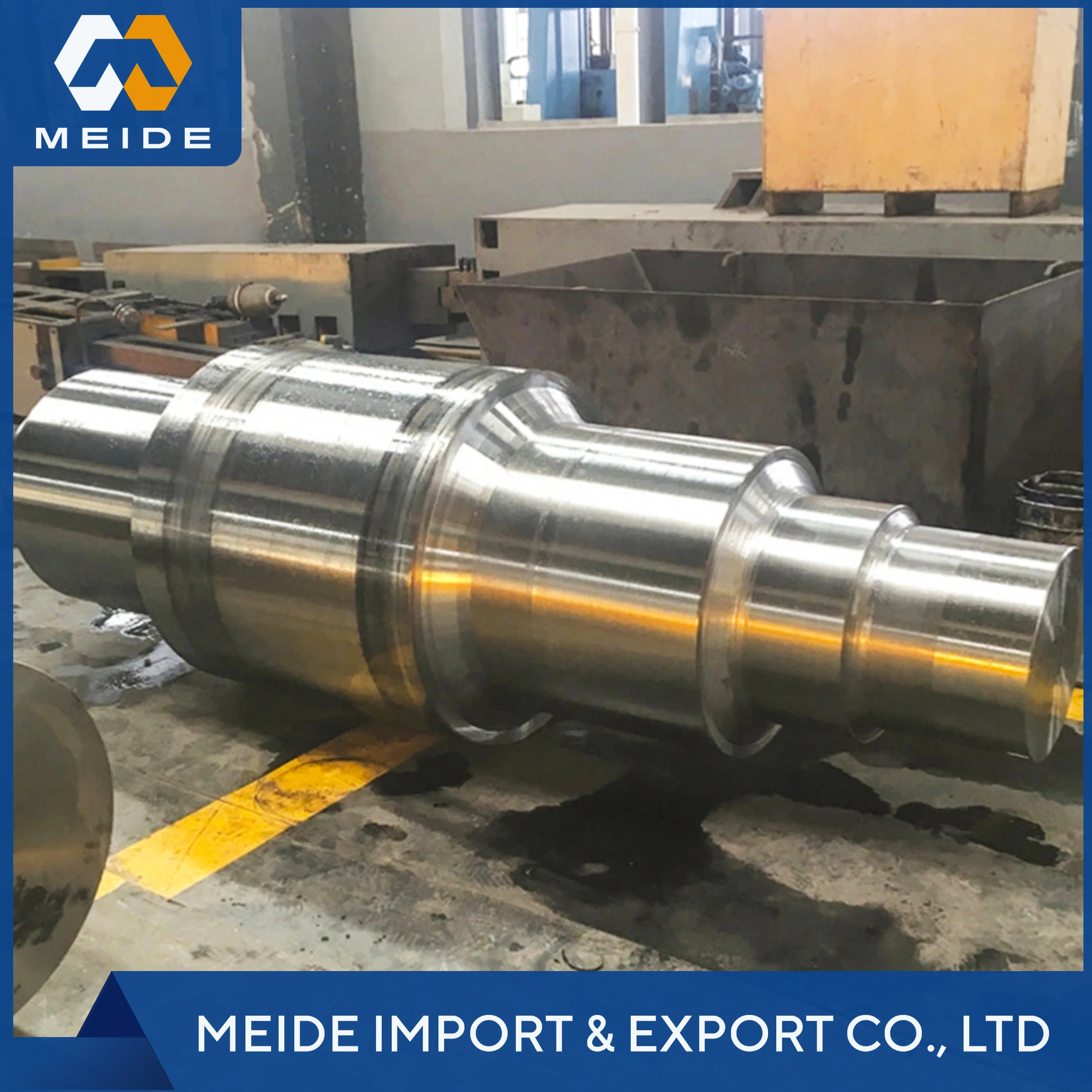 Custom alloy steel heavy duty working shaft Large forged shaft Marine processing propeller solid drive shaft