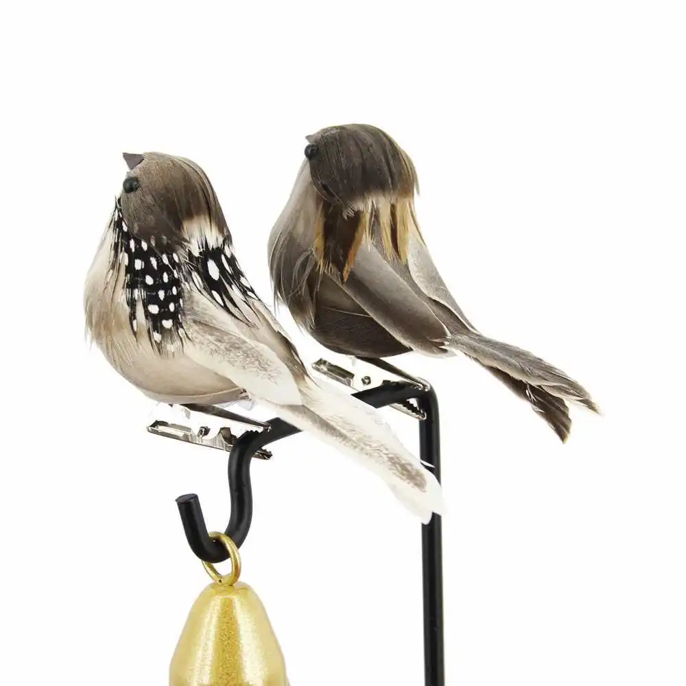 One-stop Service Artificial Bird Foam Vividly Feather Mini Tit Craft Birds Emulation Decoration Bird Model Diy Sparrow Free Ship