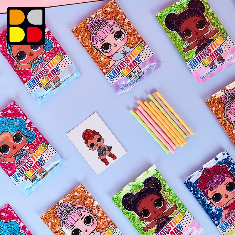 Оптовая продажа, детские соломенные конфеты с игрушкой, 3D пазл, карта, блок, 9 г, Микс, фруктовые кислые сладкие палочки, конфеты