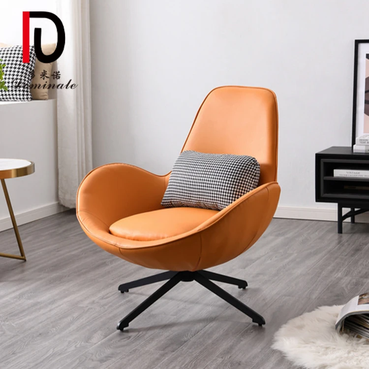 Wholesale light luxury rotating single sofa chair modern minimalist living room balcony lazy leisure swivel chair