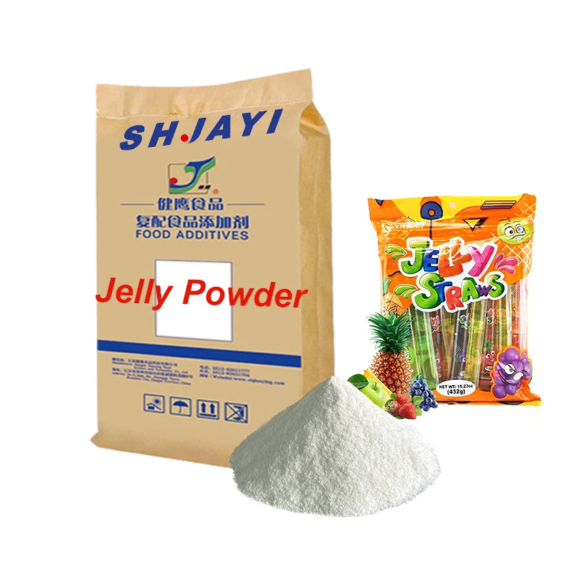 Halal Compound Thickener Stabilizer Jelly Powder Carrageenan E407 For Making Raspberry Flavor Jelly