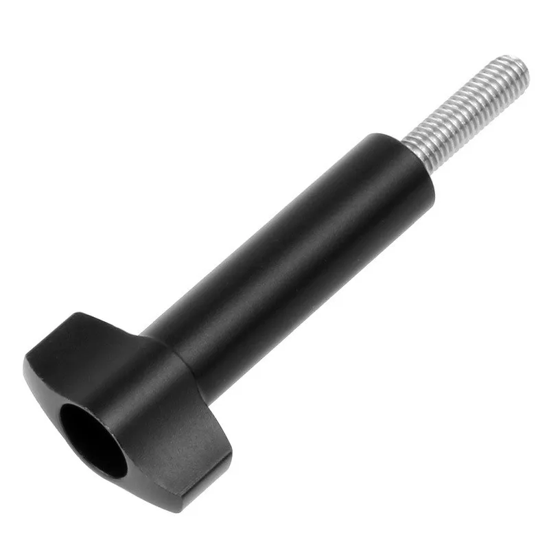 Aluminum + Stainless Steel Go Pro Accessories M5 Action Camera T Shape Thumb Screw Tripod Mount Adapter for Gopro