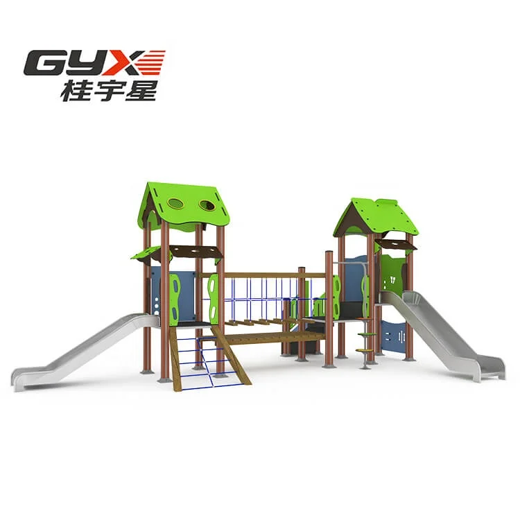 Chinese Factory Custom Kids Playsets Swing And Slide Backyard Playground Equipment
