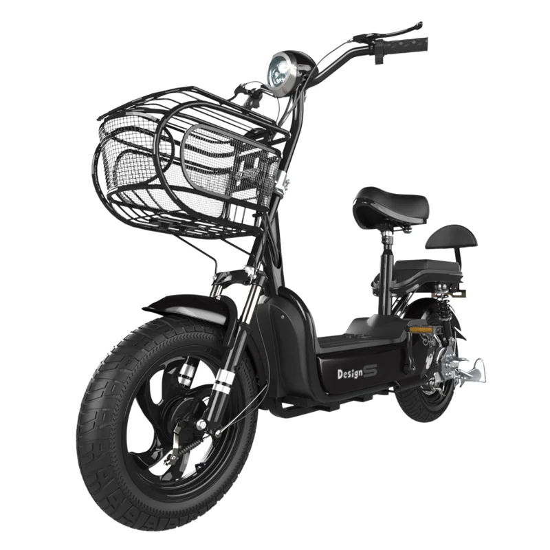 
Instant speed super quiet carbon steel storage battery adult electric bicycle crusier 